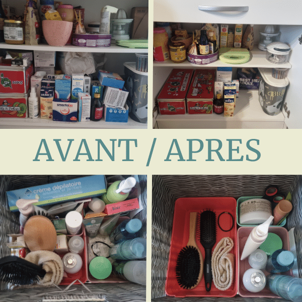 désencombrement meuble à médicaments et patisserie et désencombrement tiroit de salle de bain