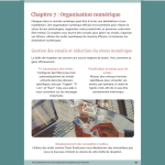 organisation quotidienne