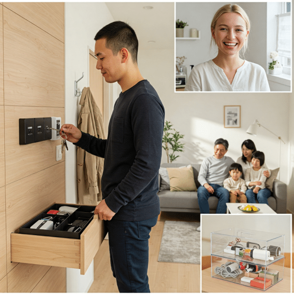 plusieurs image d'organisation maison