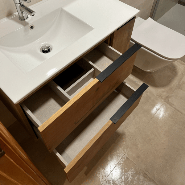 Meuble salle de bain avec séparateur de tiroir