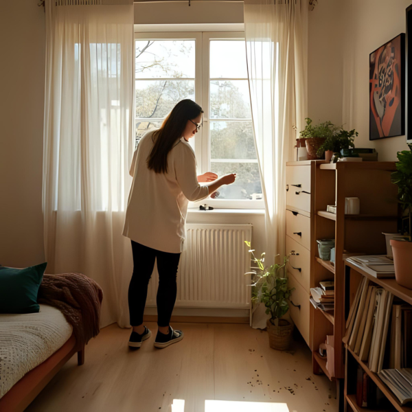 femme sans énergie qui met de l'ordre
