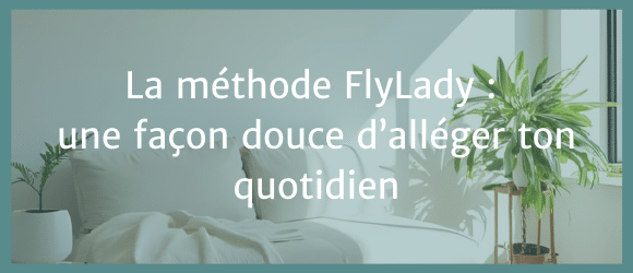 Lire la suite à propos de l’article La méthode FlyLady : une façon douce d’alléger ton quotidien