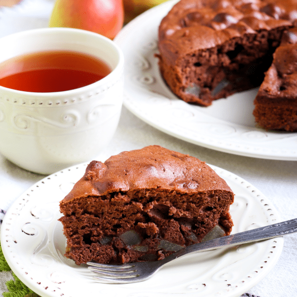 Gâteau chocolat et poire