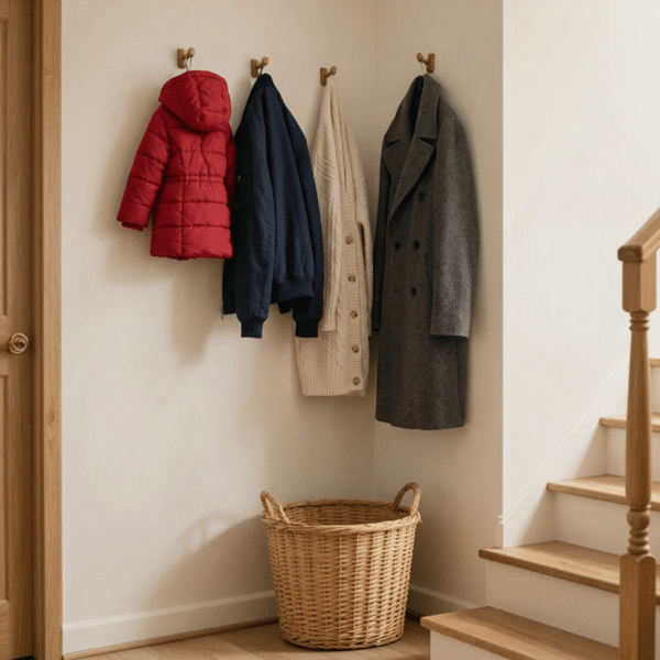Maison organisée simplement pour faciliter la vie de toute la famille.